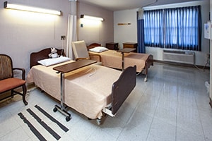 A semi private room at Eaton Creek