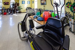 The rehab gym at Eaton Creek