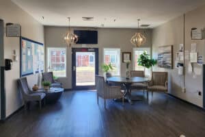 The lobby at Eaton Creek